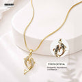 Aqua of Koi Fish - 24K Gold Plated [ With Velore / Rice Chain]