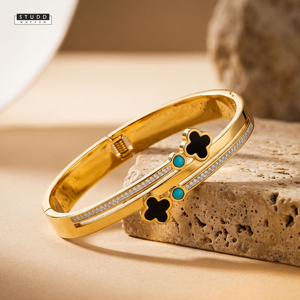 YASHVIJEWELLERY LUVIYA 18K Gold Tone Plated Bracelet