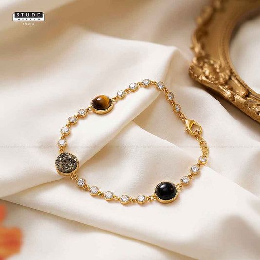 YASHVIJEWELLERY Power Trinity Bracelet