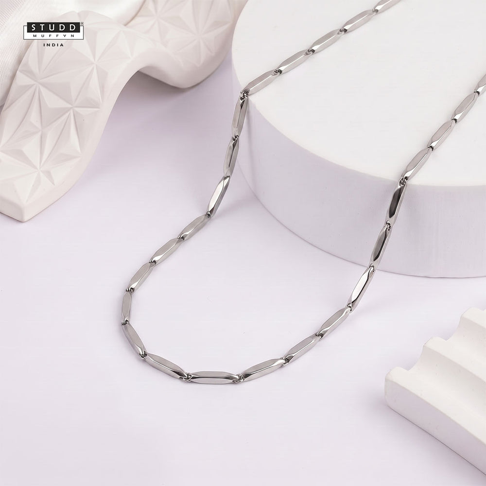 Silver Rice Chain 3MM | YASHVIJEWELLERY
